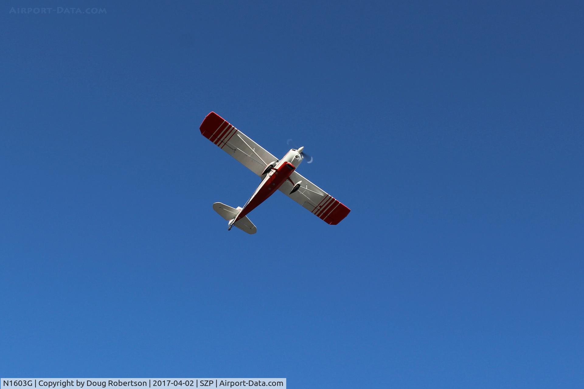 N1603G, 1968 Champion 7ECA Citabria C/N 609, 1968 Champion 7ECA CITABRIA, Lycoming O-235 115 Hp, another takeoff climb Rwy 04