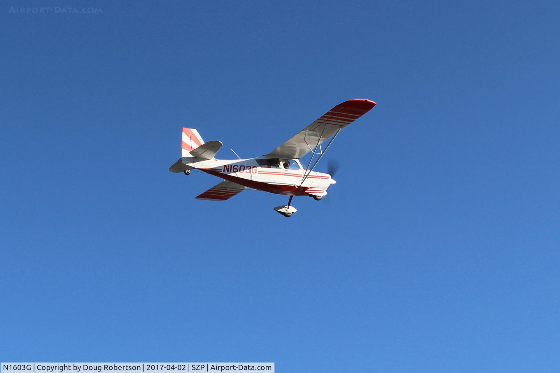 N1603G, 1968 Champion 7ECA Citabria C/N 609, 1968 Champion 7ECA CITABRIA, Lycoming O-235 115 Hp, another takeoff climb Rwy 04