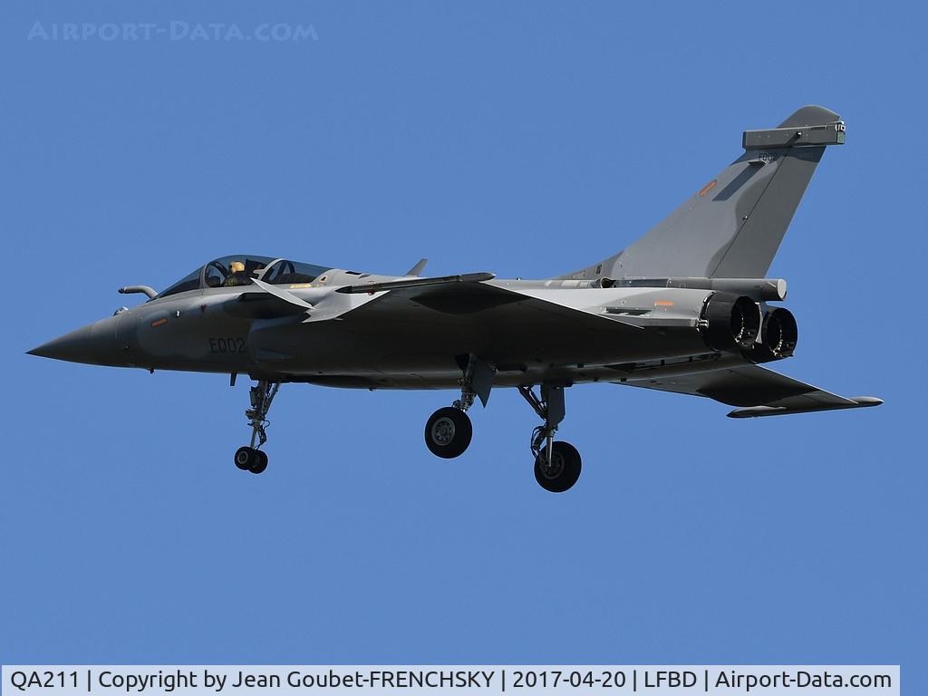 QA211, 2017 Dassault Rafale EQ C/N EQ02, 