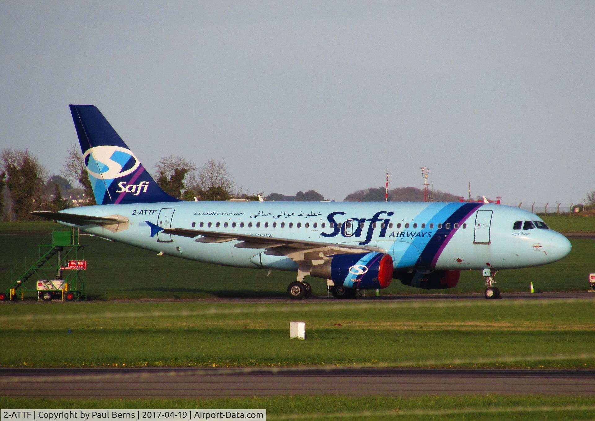 2-ATTF, 1997 Airbus A319-112 C/N 734, Parked at Dublin Airport