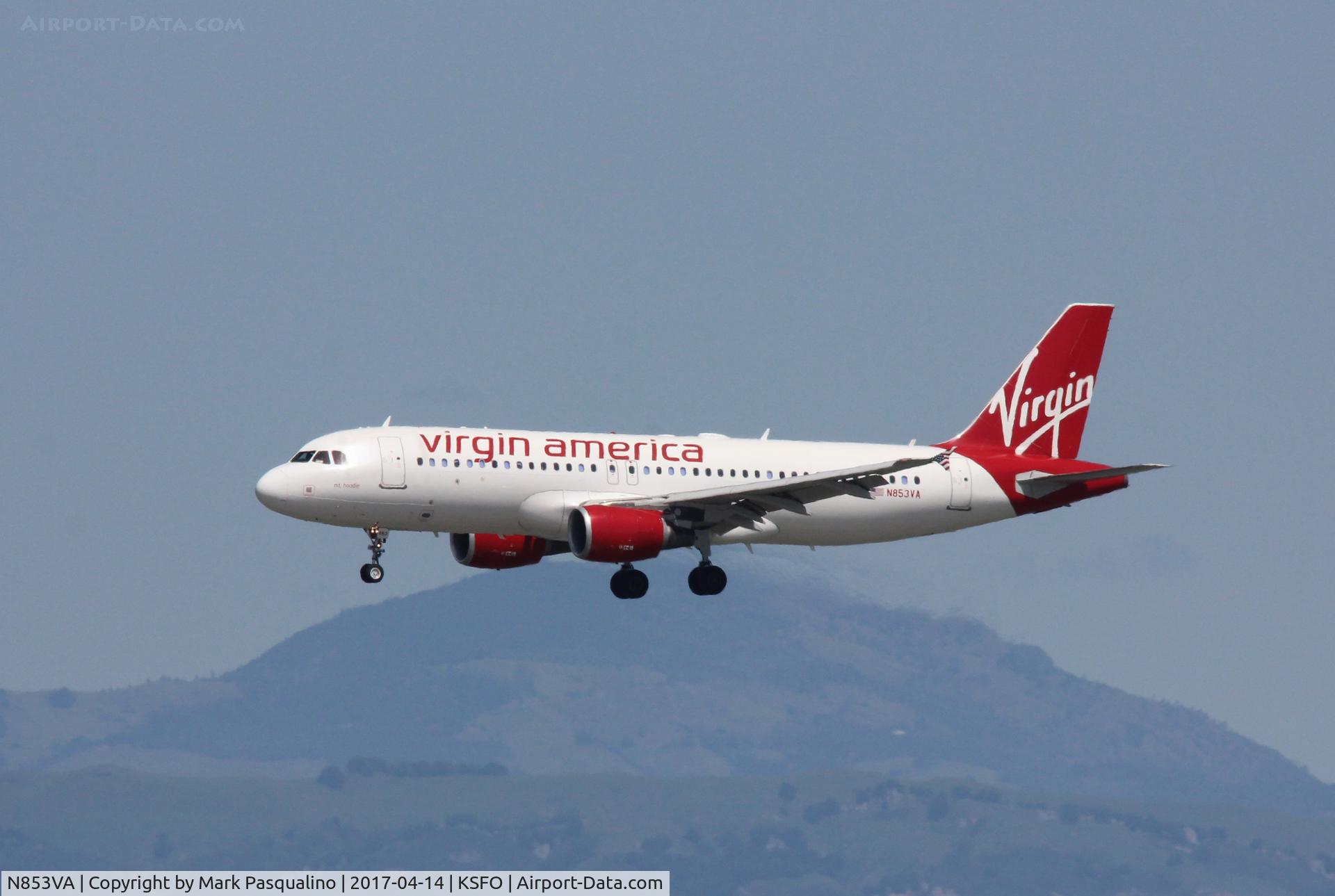 N853VA, 2012 Airbus A320-214 C/N 5034, Airbus A320