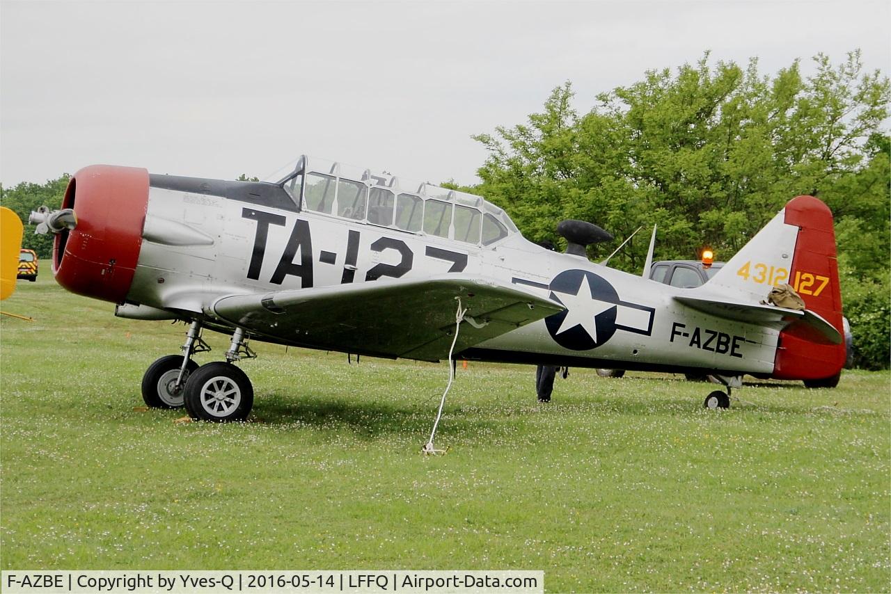 F-AZBE, North American AT-6C Harvard IIA C/N 88-12127, North American AT-6C Harvard IIA, Static park, La Ferté-Alais airfield (LFFQ) Airshow 2016