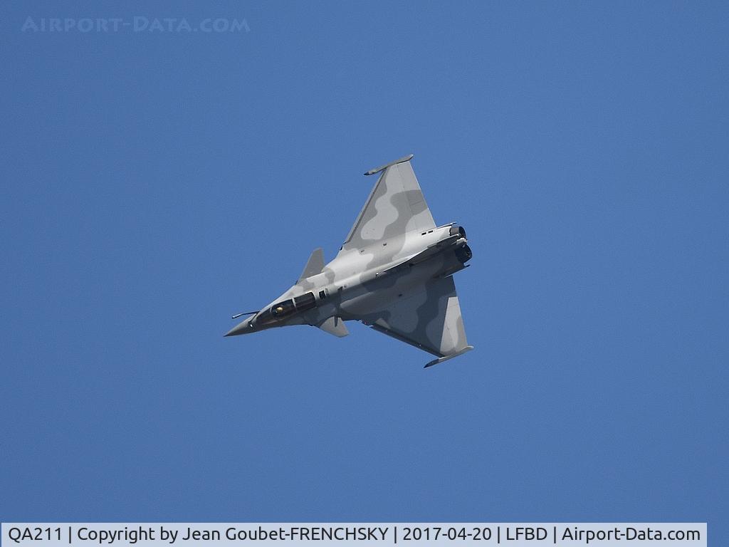 QA211, 2017 Dassault Rafale EQ C/N EQ02, Qatar Air Force EQ02 test flight