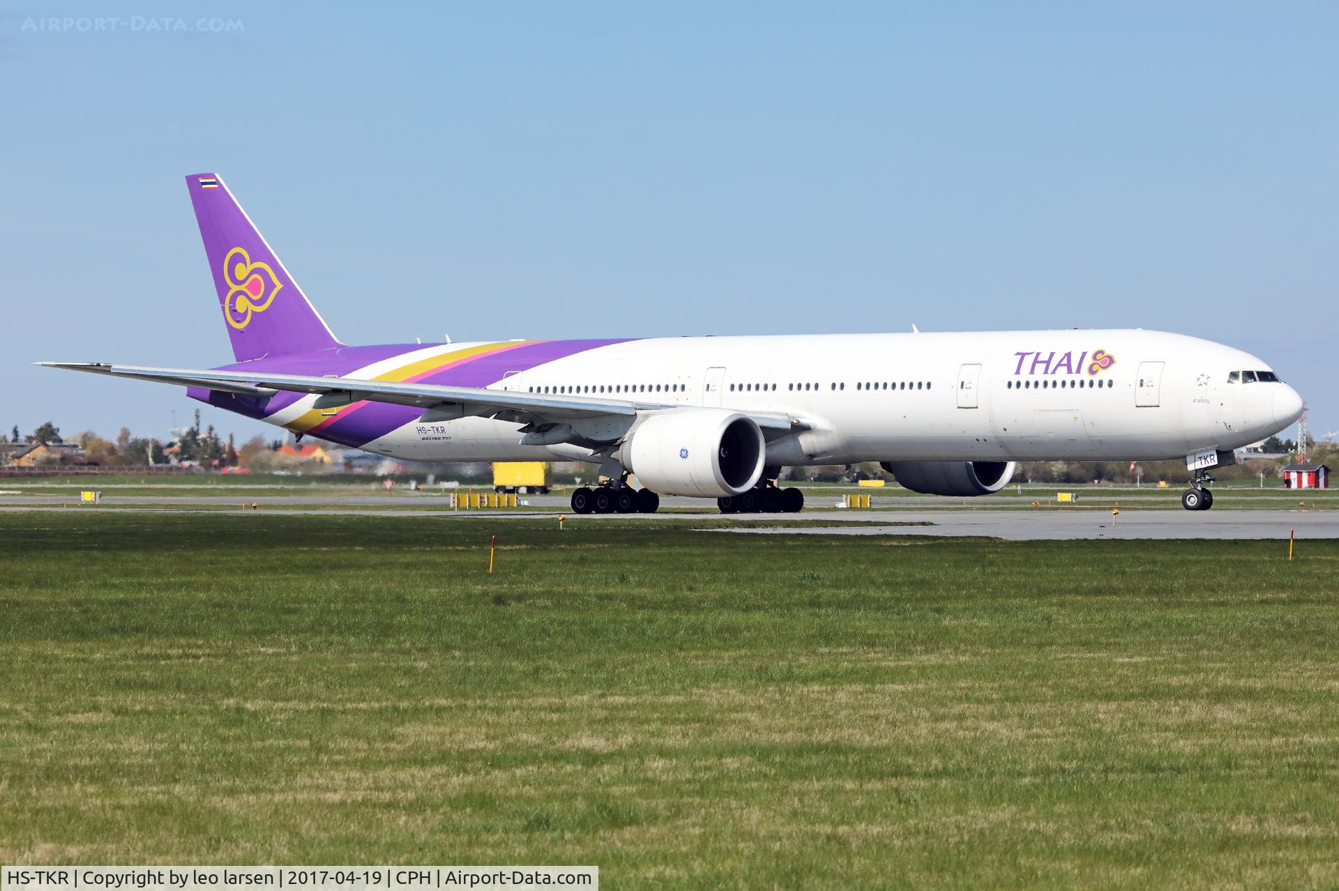 HS-TKR, 2013 Boeing 777-3AL/ER C/N 41527, Copenhagen 19.4.2017
