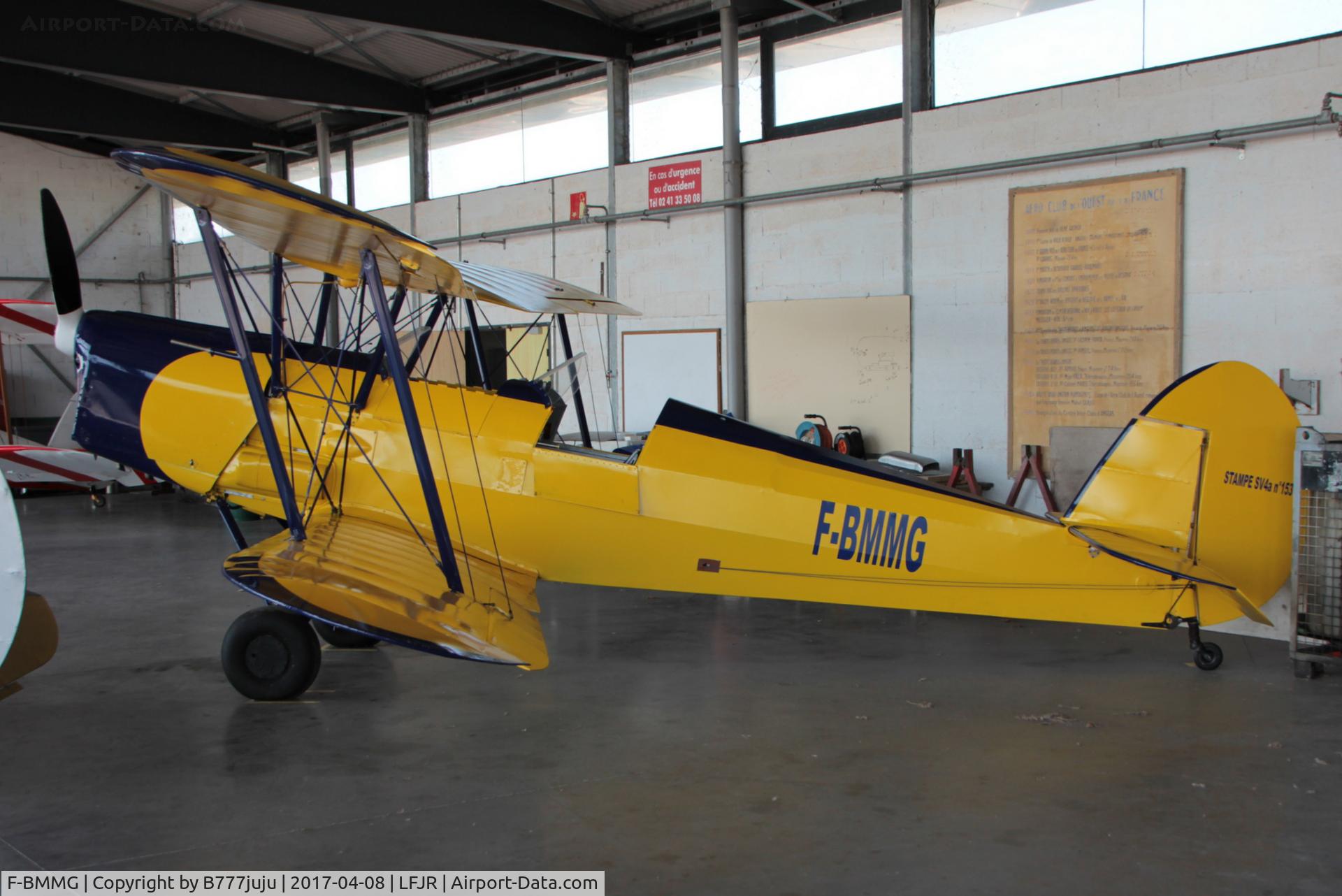 F-BMMG, Stampe-Vertongen SV-4A C/N 153, at Angers