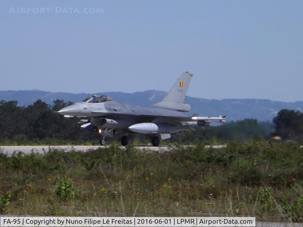 FA-95, SABCA F-16AM Fighting Falcon C/N 6H-95, Landing.