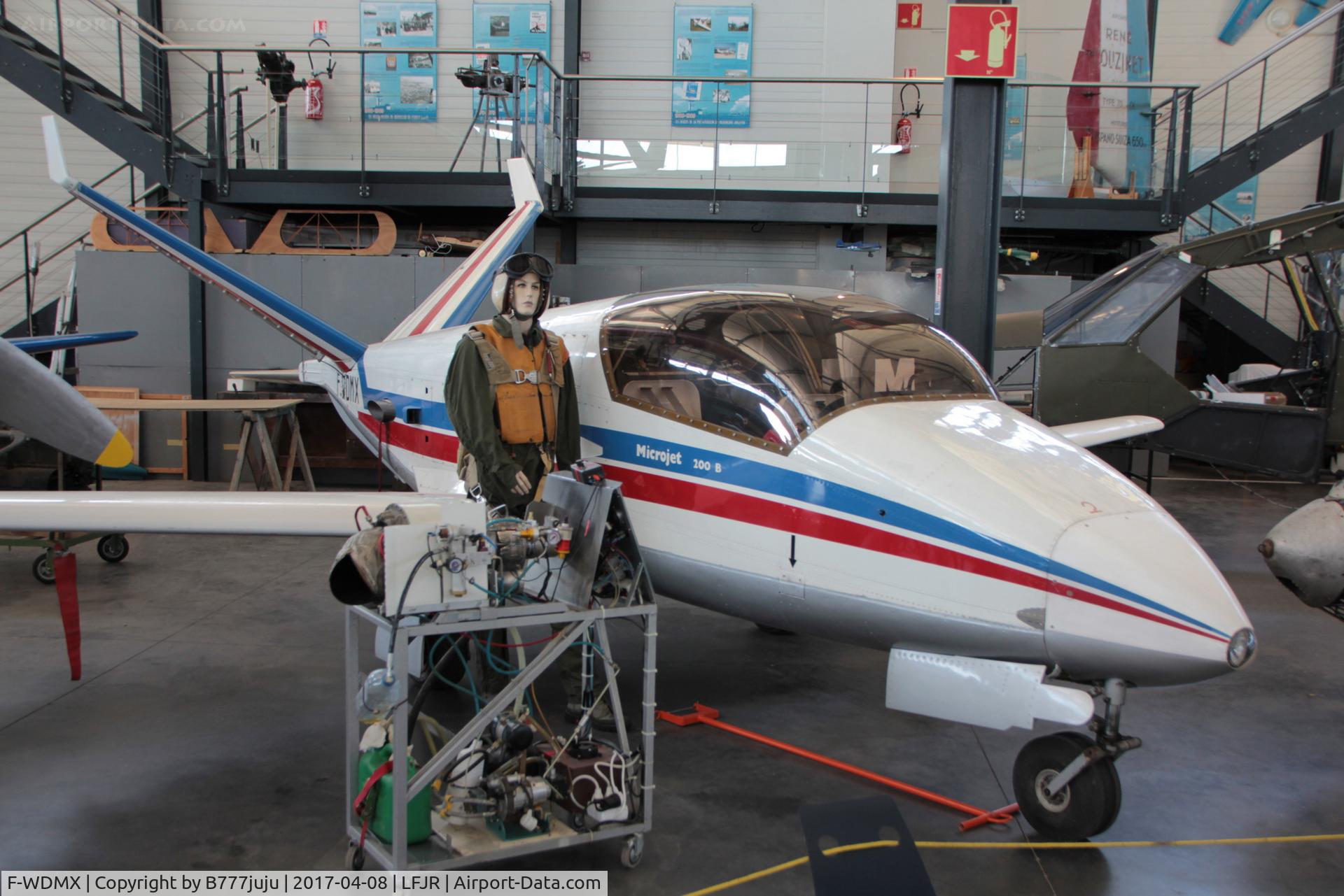 F-WDMX, 1985 Microturbo Microjet 200B C/N 02, on display