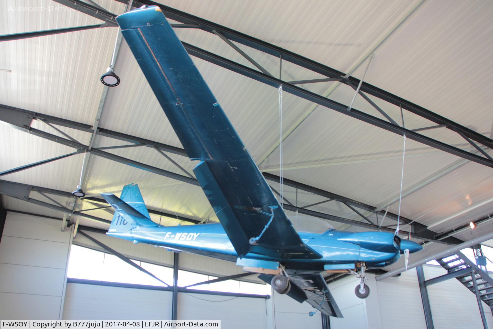 F-WSOY, Fournier RF-8 C/N 1, on display