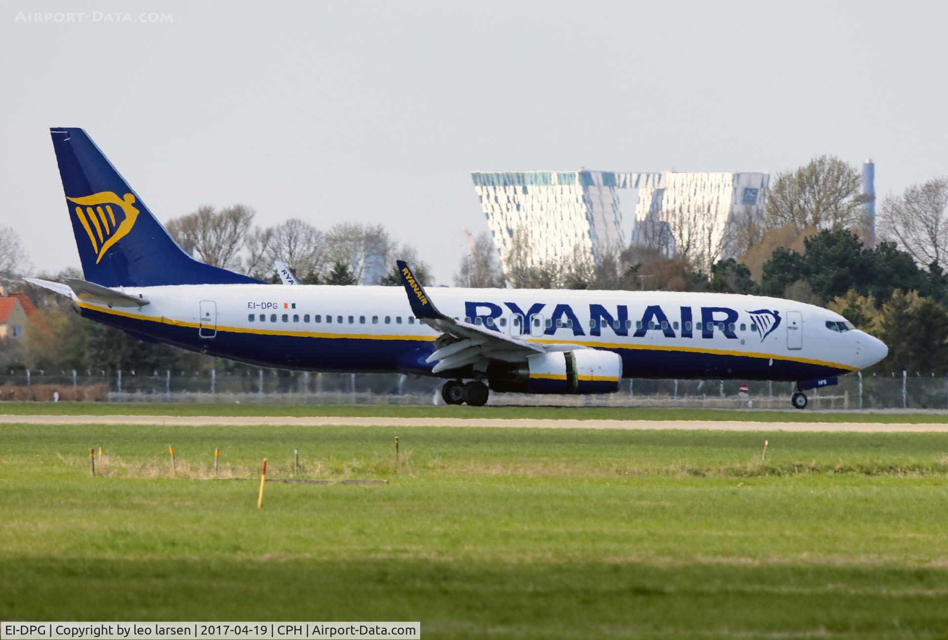 EI-DPG, 2007 Boeing 737-8AS C/N 33607, Copenhagen 19.4.2017