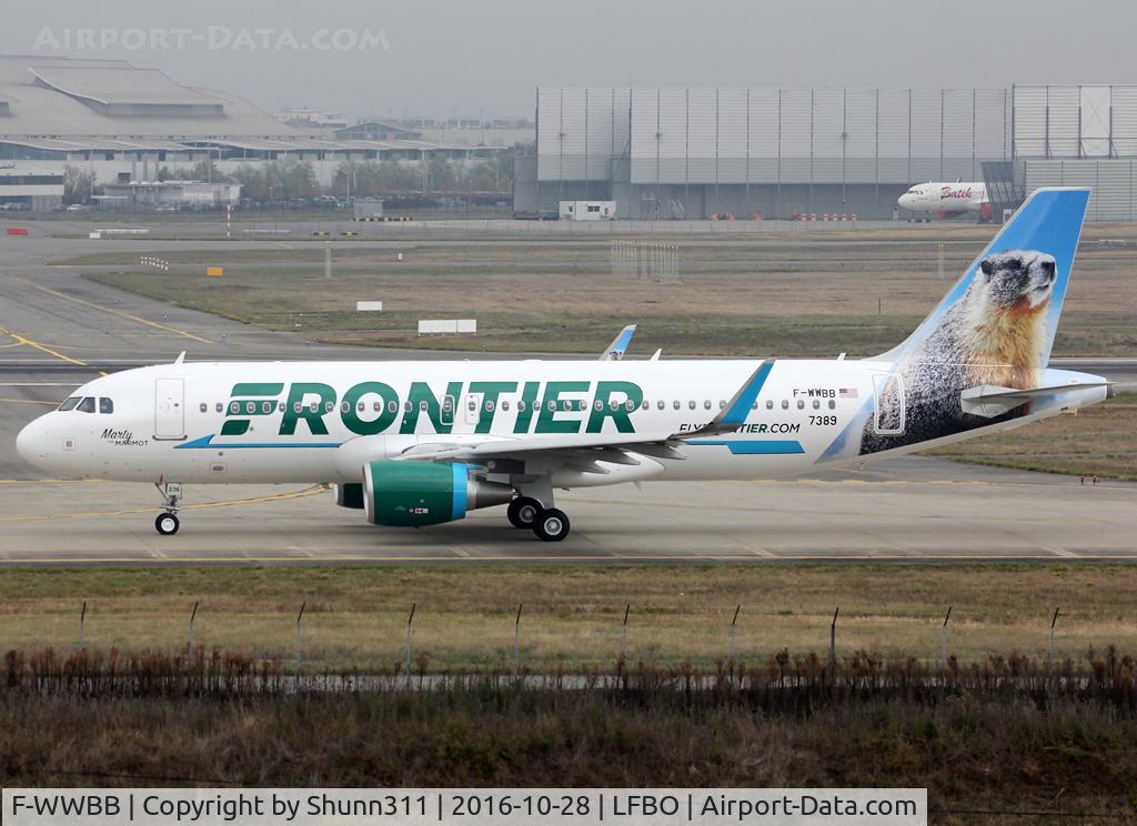 F-WWBB, 2016 Airbus A320-214 C/N 7389, C/n 7389 - To be N236FR 'Marty the Marmot'