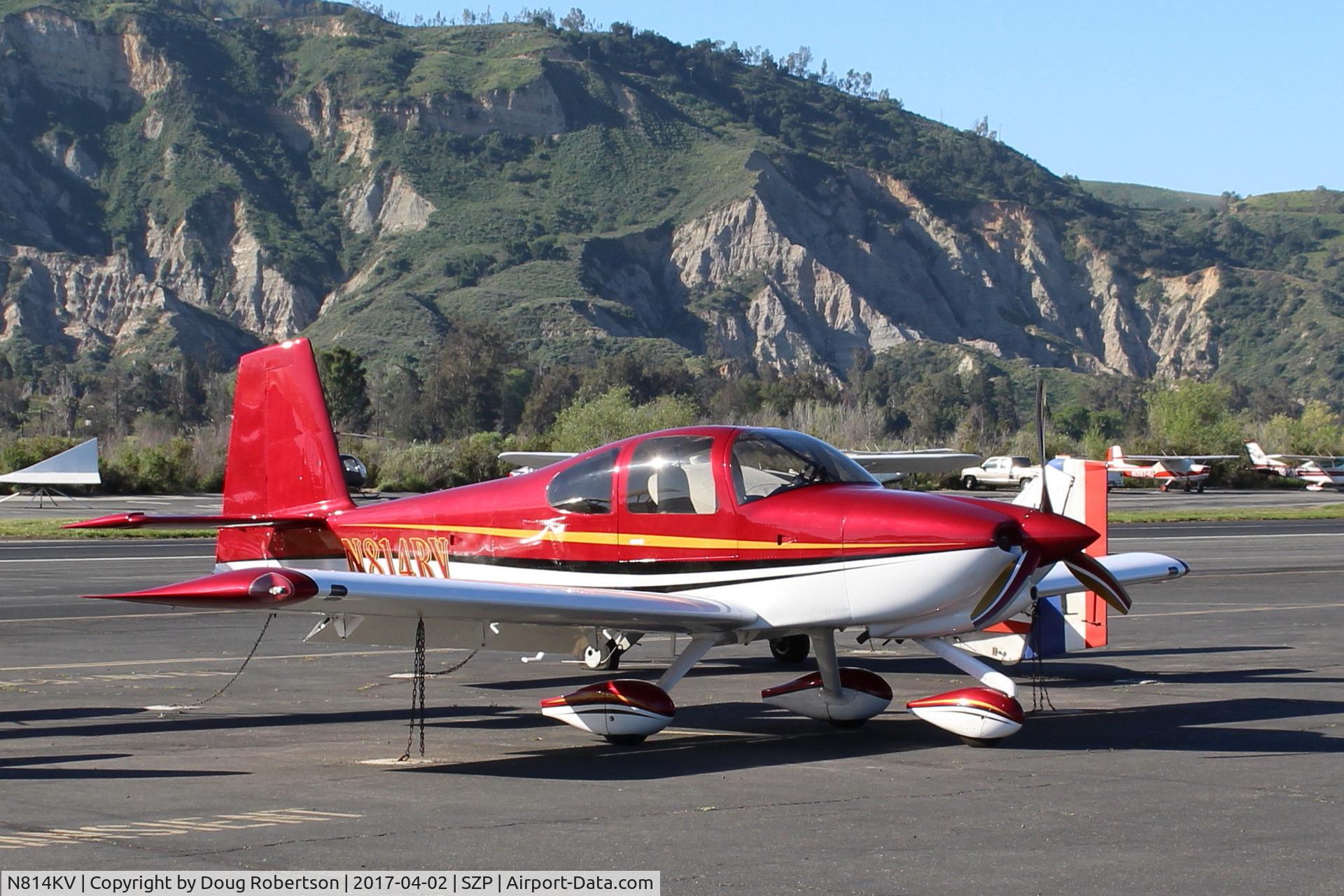 N814KV, 2008 Vans RV-8 C/N 80405, 2008 Van Patton VAN's RV-8A, Lycoming IO-360-A1B 200 Hp