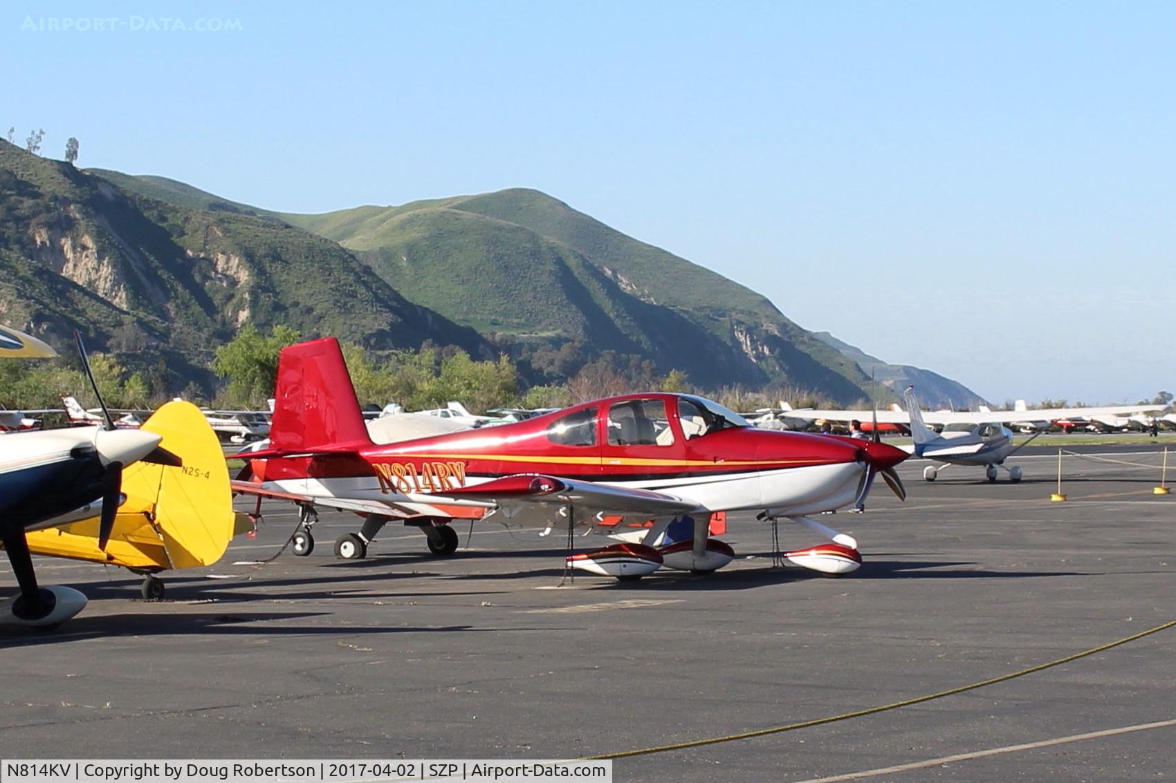 N814KV, 2008 Vans RV-8 C/N 80405, 2008 Van Patton VAN's RV-8A, Lycoming IO-360-A1B 200 Hp