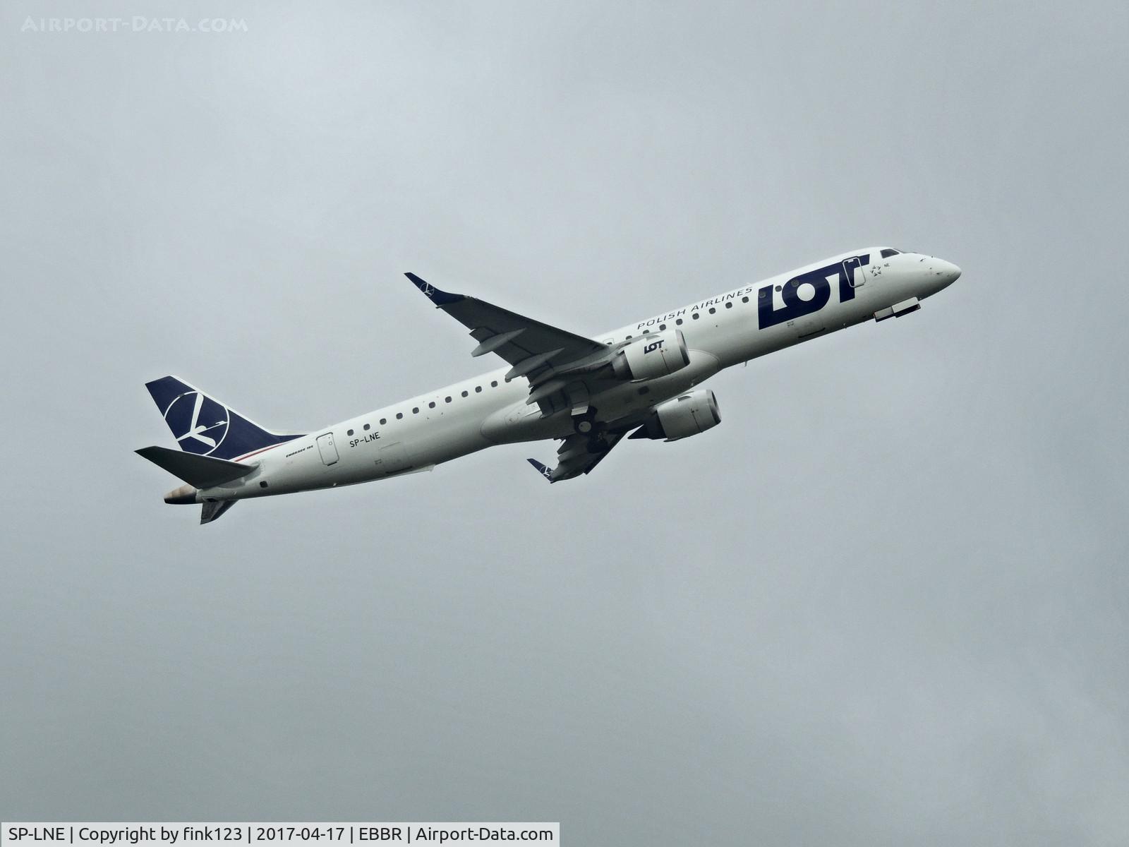 SP-LNE, 2012 Embraer 195LR (ERJ-190-200LR) C/N 19000583, lot after departure