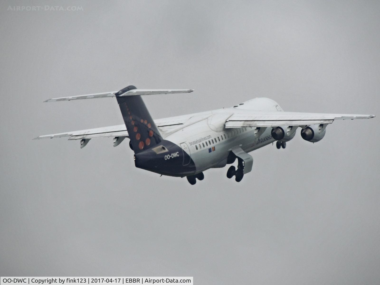 OO-DWC, 1998 British Aerospace Avro 146-RJ100 C/N E3322, BRUSSEL AIRLINES avro banking
