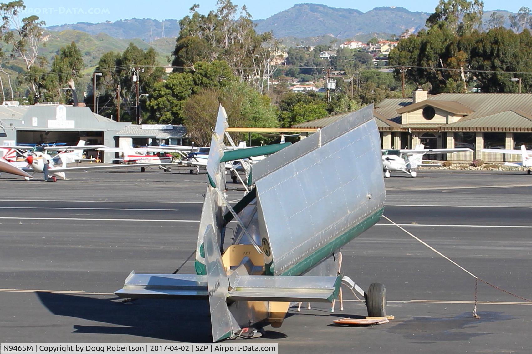 N9465M, 2007 Zenith STOL CH-701 C/N 7-6364, 2007 Moore ZENITH CH-701 STOL, Rotax 912 ULS 100 Hp, wings folded back