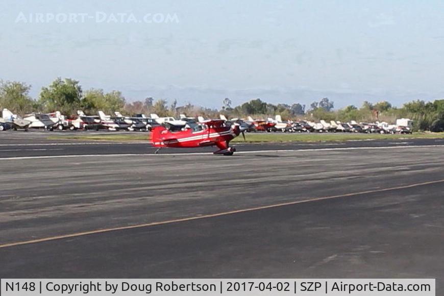 N148, 1983 Aerotek Pitts S-1T Special C/N 1016, 1983 Aerotek PITTS S-1T SPECIAL, Lycoming AEIO-360 180 Hp, full inverted systems, four ailerons, taxi off the active