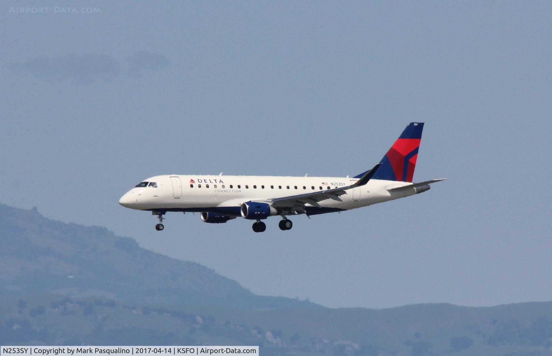 N253SY, 2016 Embraer 175LR (ERJ-170-200LR) C/N 17000620, ERJ 170-200 LR