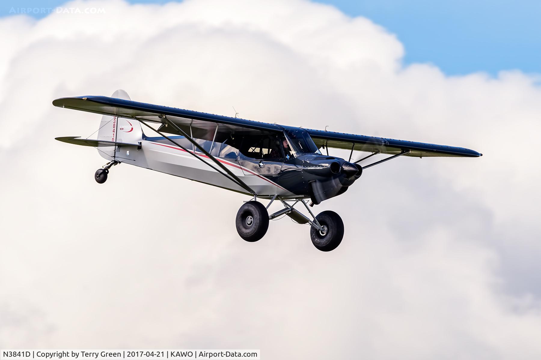 N3841D, 2017 Cub Crafters Carbon Cub EX2 C/N CCK-1865-1013, KAWO