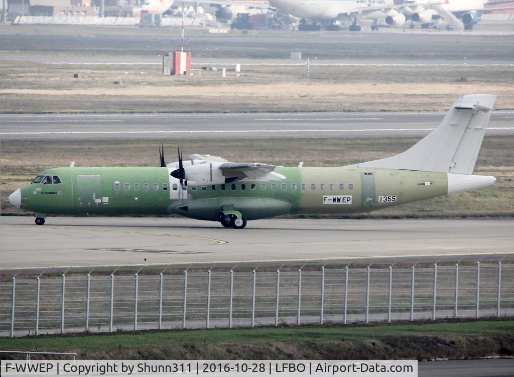 F-WWEP, 2016 ATR 72-600 (72-212A) C/N 1355, C/n 1355 - For Air Caledonie... Transasia Airways ntu