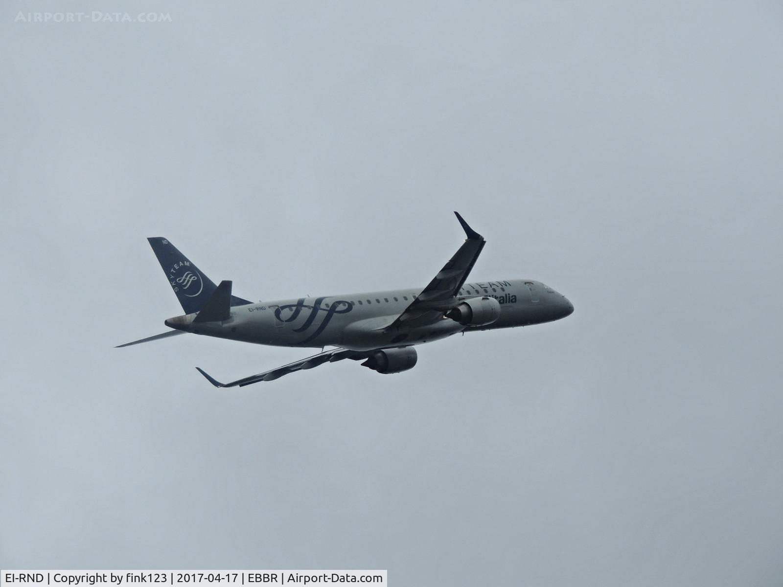 EI-RND, 2012 Embraer 190LR (ERJ-190-100LR) C/N 19000512, ALITALIA skyteam in the air