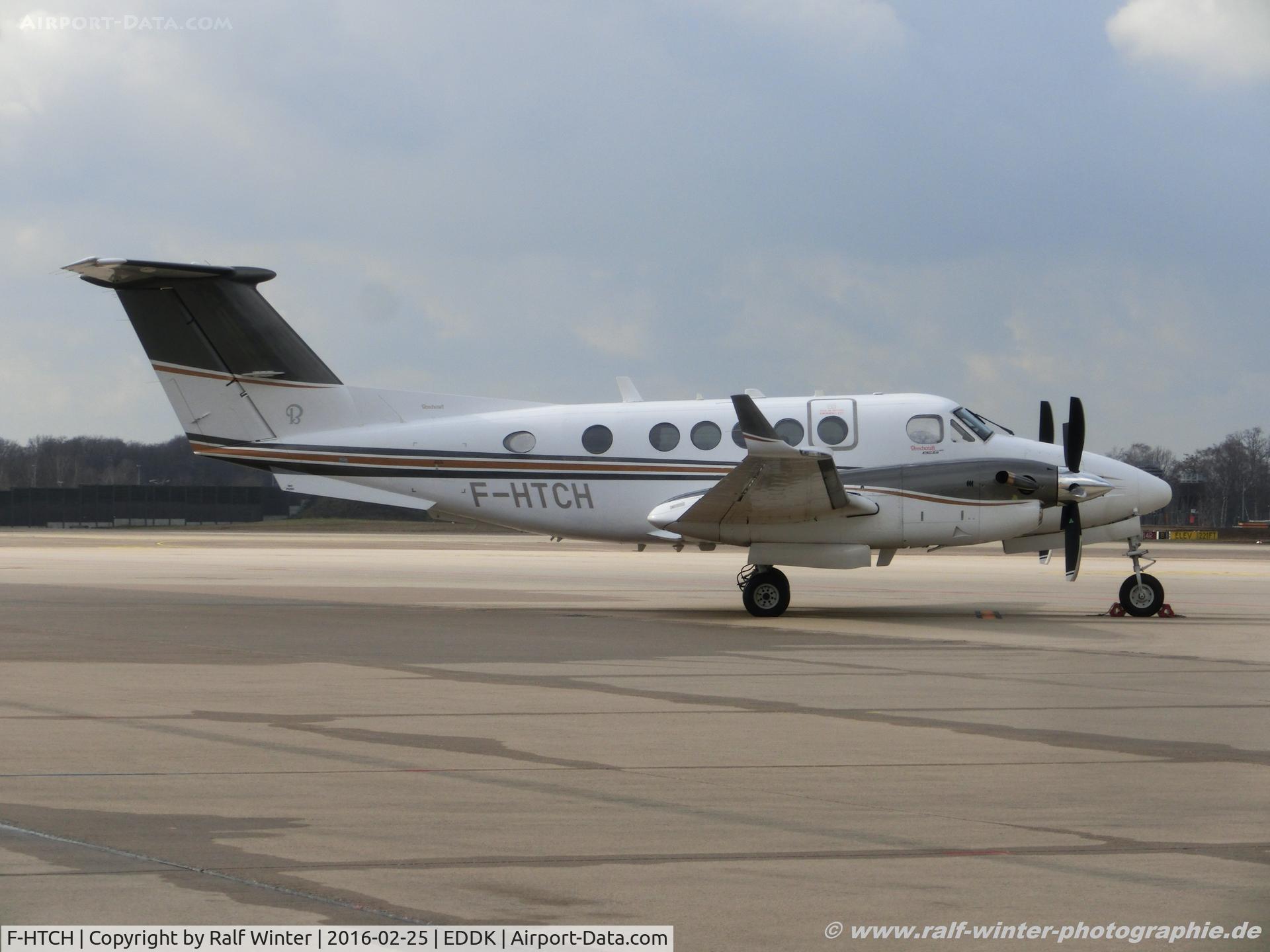 F-HTCH, 1982 Beech B200 King Air King Air C/N BB-1006, Beech B200 King Air - La Boule Aviation SAS - BB-1006 - F-HTCH - 25.02.2016 - CGN