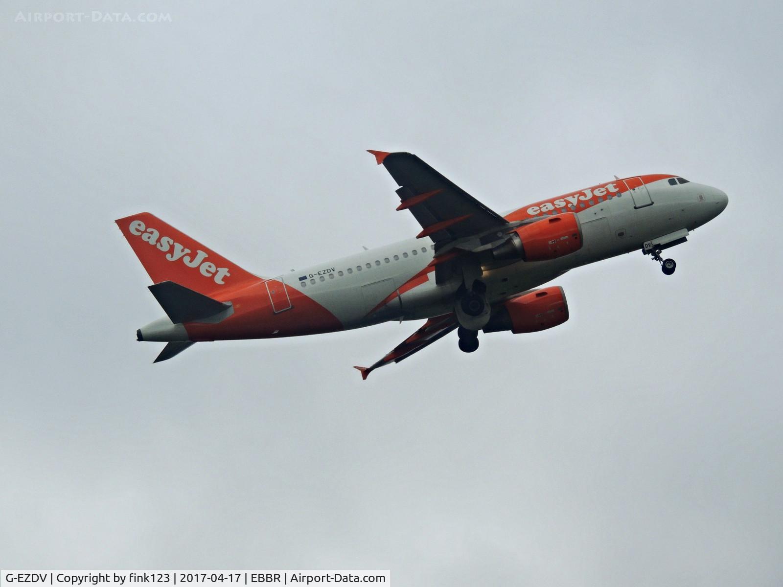 G-EZDV, 2008 Airbus A319-111 C/N 3742, easyjet!