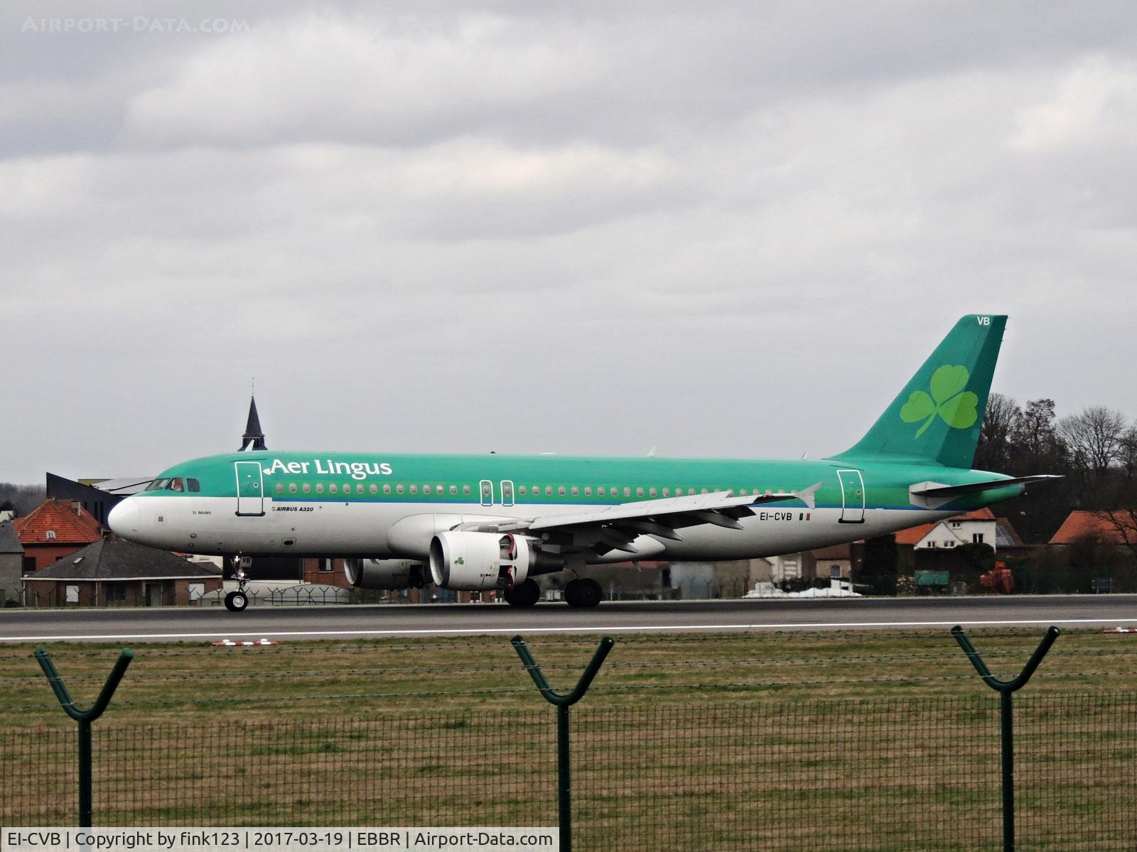 EI-CVB, 2000 Airbus A320-214 C/N 1394, air lingus landed