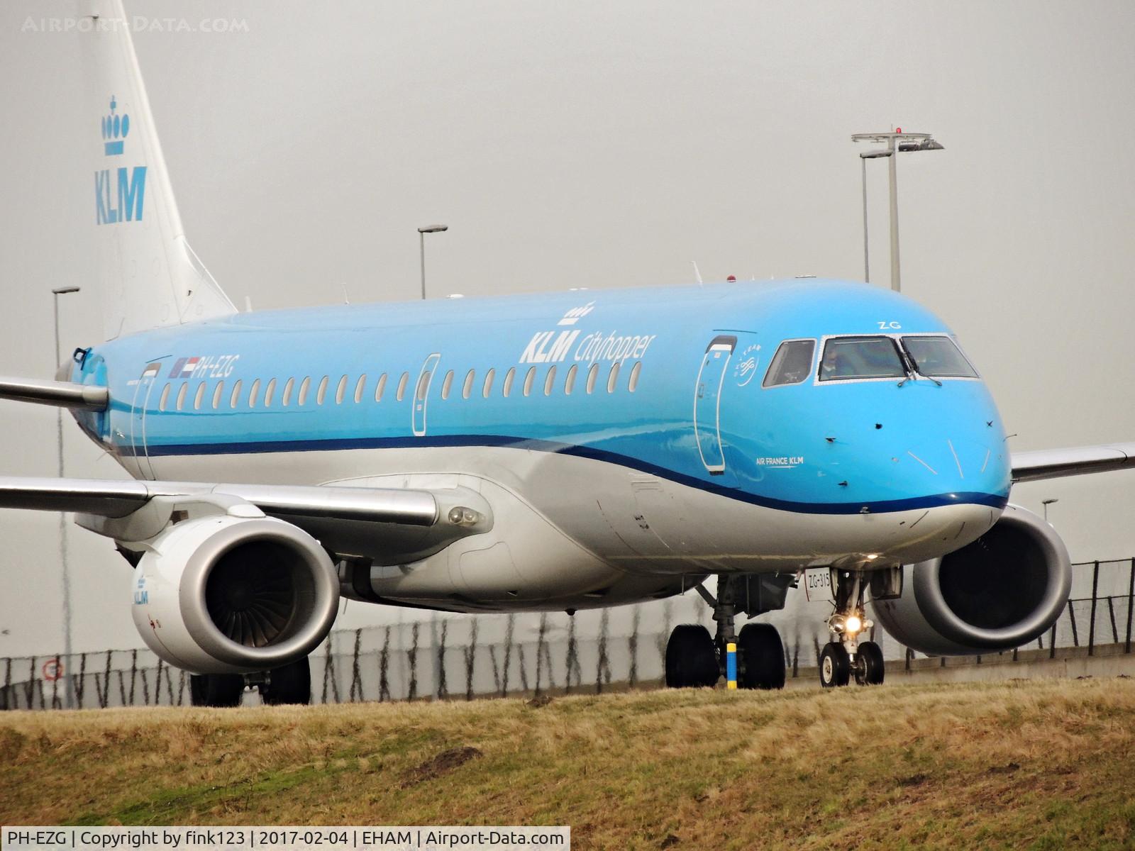 PH-EZG, 2009 Embraer 190LR (ERJ-190-100LR) C/N 19000315, klm embrear over quebec