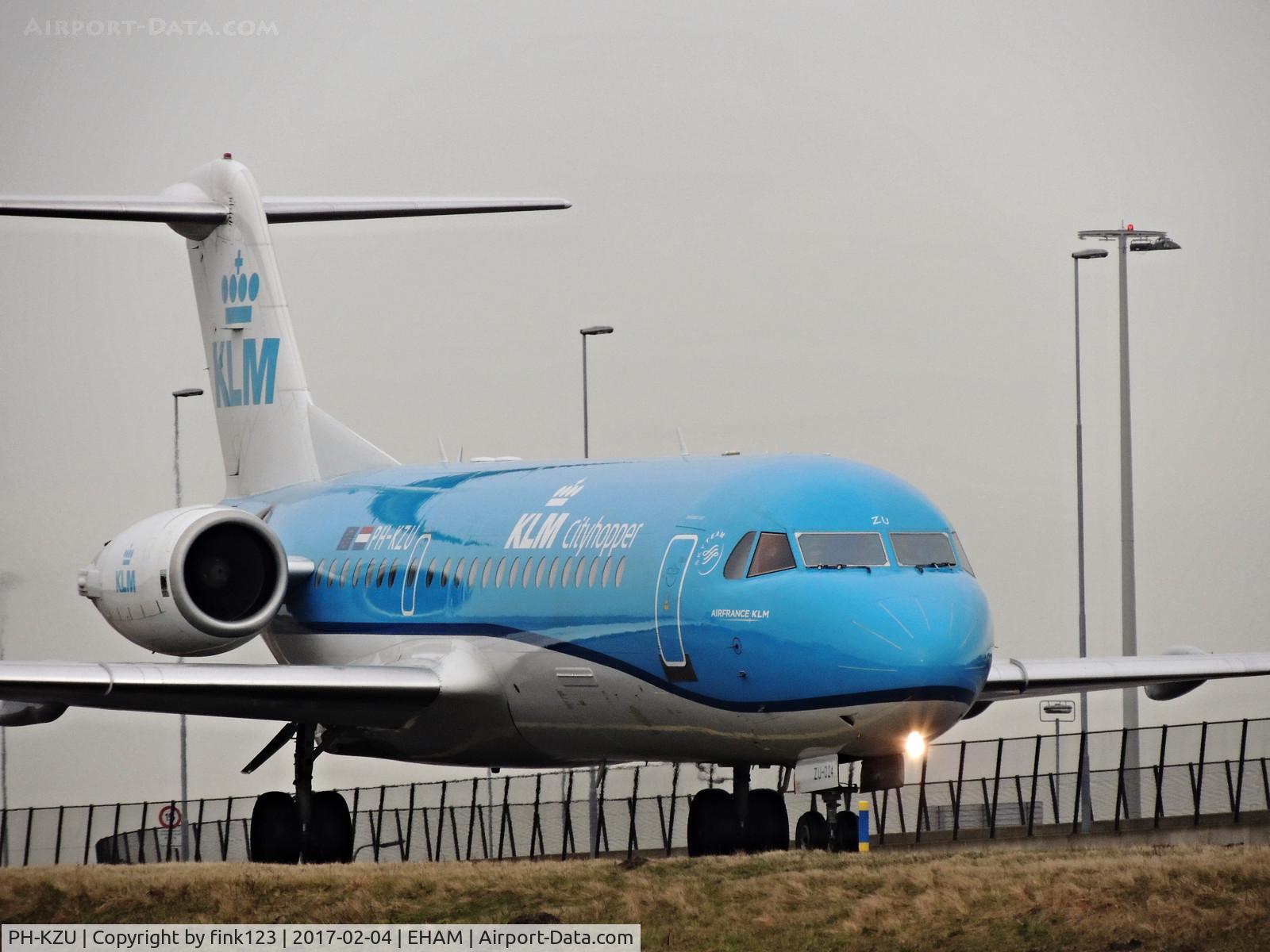 PH-KZU, 1995 Fokker 70 (F-28-0070) C/N 11543, one of the last klm's fokkers