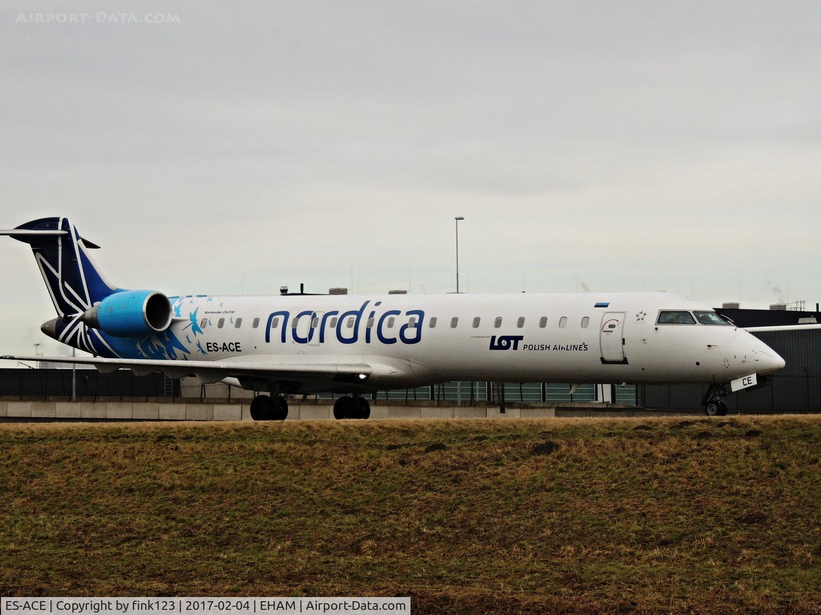 ES-ACE, 2003 Canadair CRJ-700 (CL-600-2C10) Regional Jet C/N 10083, NORDICA canadair on quebec