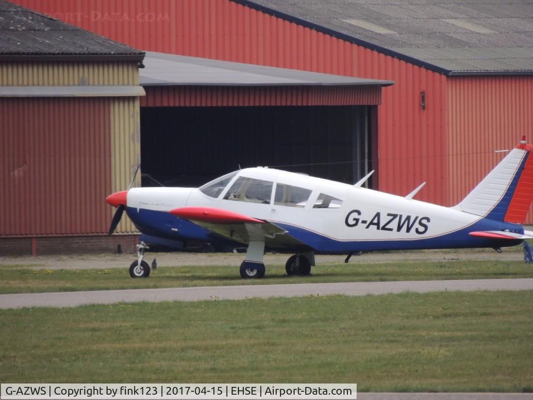 G-AZWS, 1969 Piper PA-28R-180 Cherokee Arrow C/N 28R-30749, piper parked in breda