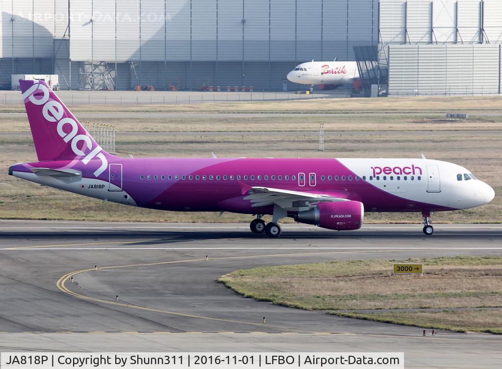 JA818P, 2016 Airbus A320-214 C/N 7370, Delivery day...