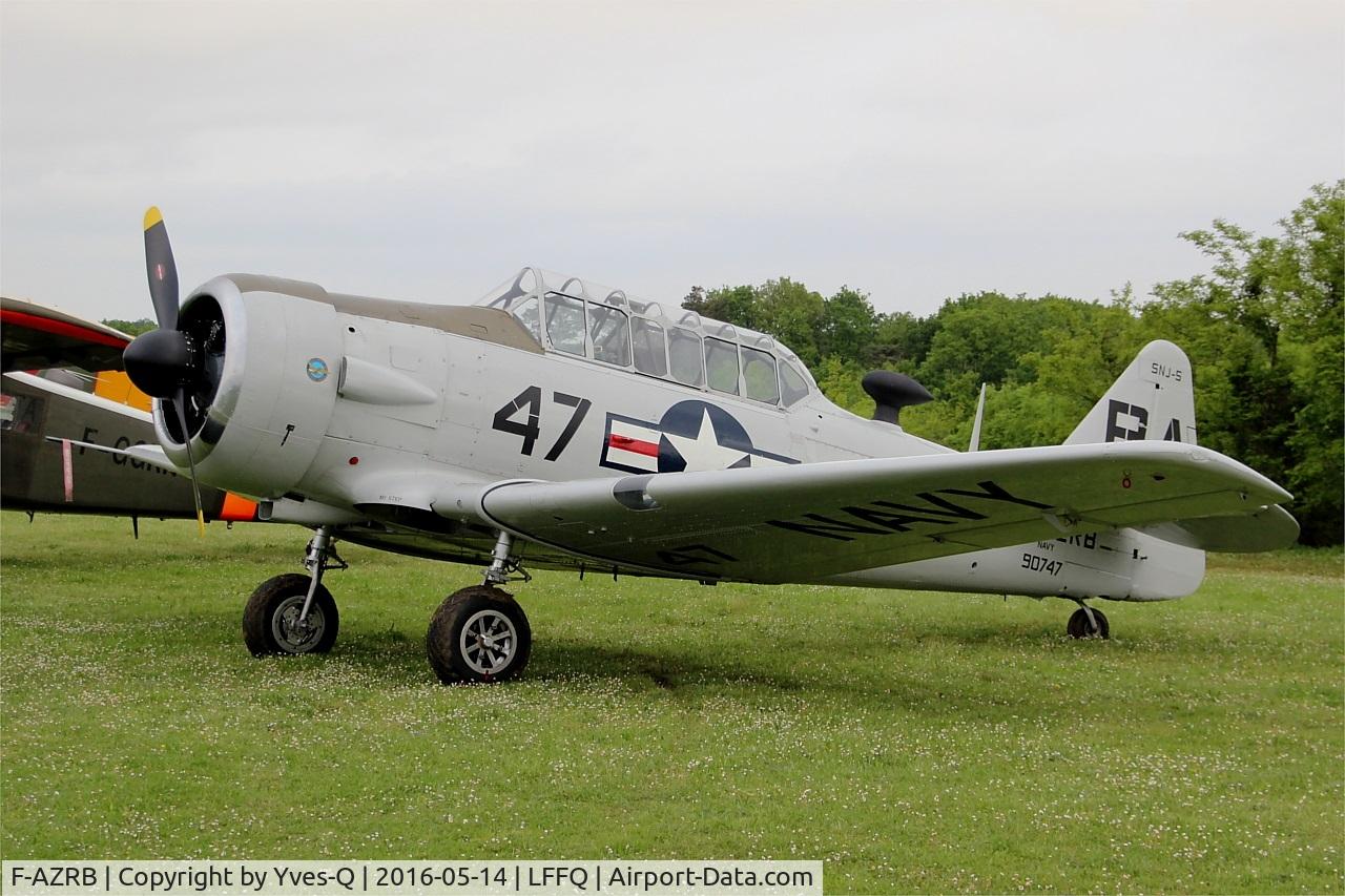 F-AZRB, North American SNJ-5 Texan Texan C/N 88-17955, North American SNJ-5 Texan, Static park, La Ferté-Alais airfield (LFFQ) Airshow 2016