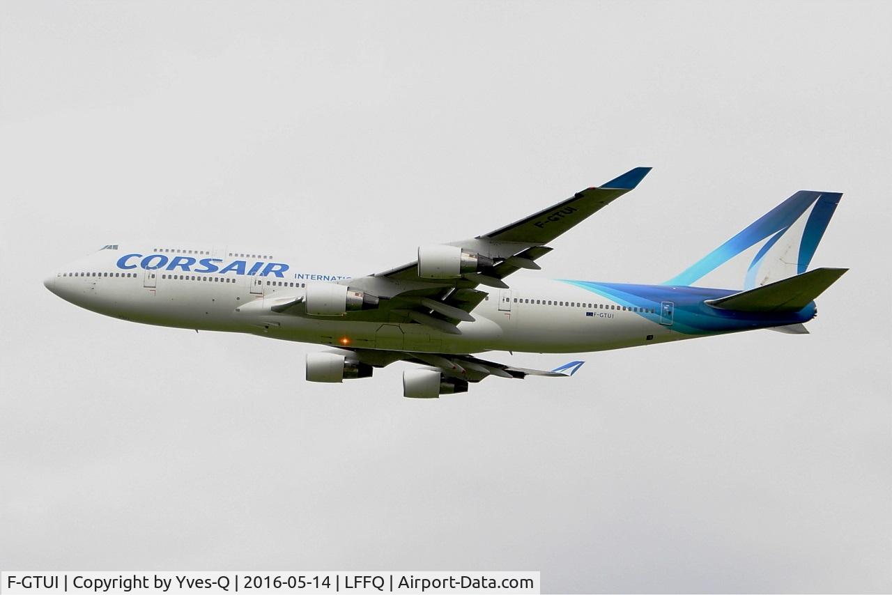 F-GTUI, 1992 Boeing 747-422 C/N 26875, Boeing 747-422, On display, La Ferté-Alais airfield (LFFQ) Air show 2016