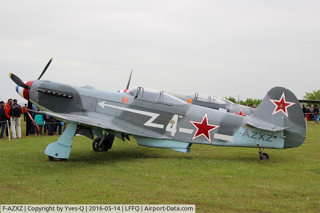 F-AZXZ, 1944 Yakovlev Yak-3UA Replica C/N Y337, Yakovlev YAK-3UA Replica, Static park, La Ferté-Alais Airfield (LFFQ) Air show 2016