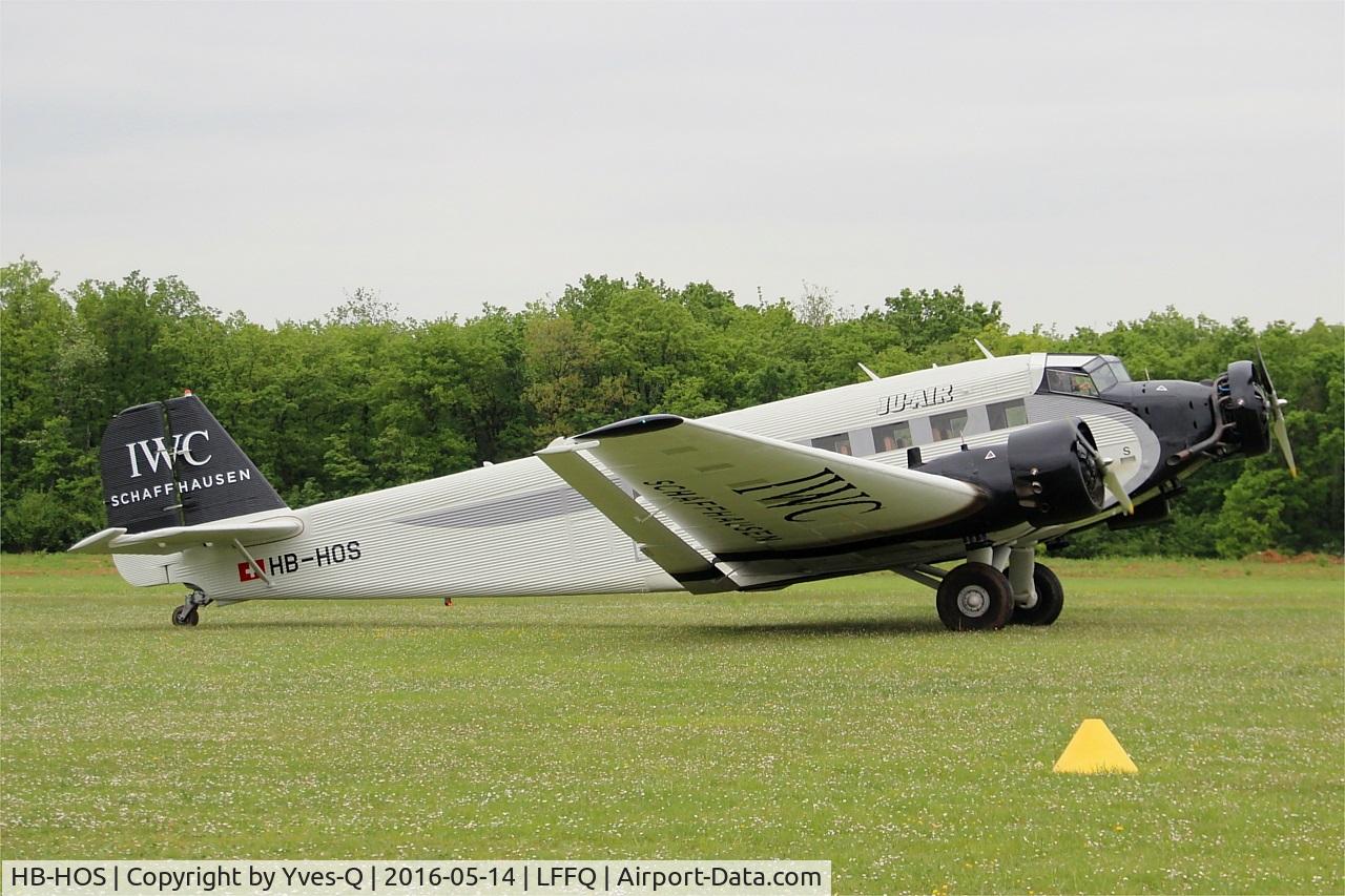 HB-HOS, 1939 Junkers Ju-52/3m g4e C/N 6580, Junkers Ju-52-3m g4e, Taxiing, La Ferté-Alais airfield (LFFQ) Air show 2016