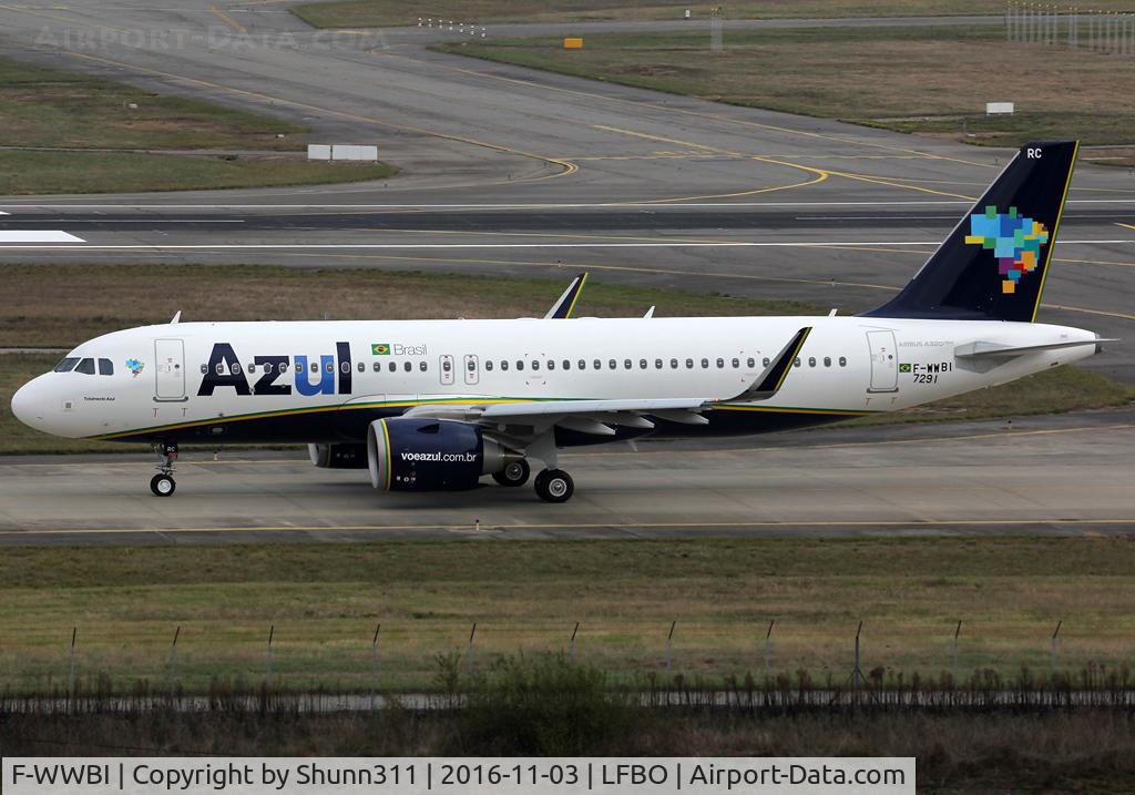 F-WWBI, 2016 Airbus A320-251N C/N 7291, C/n 7291 - To be PR-YRC