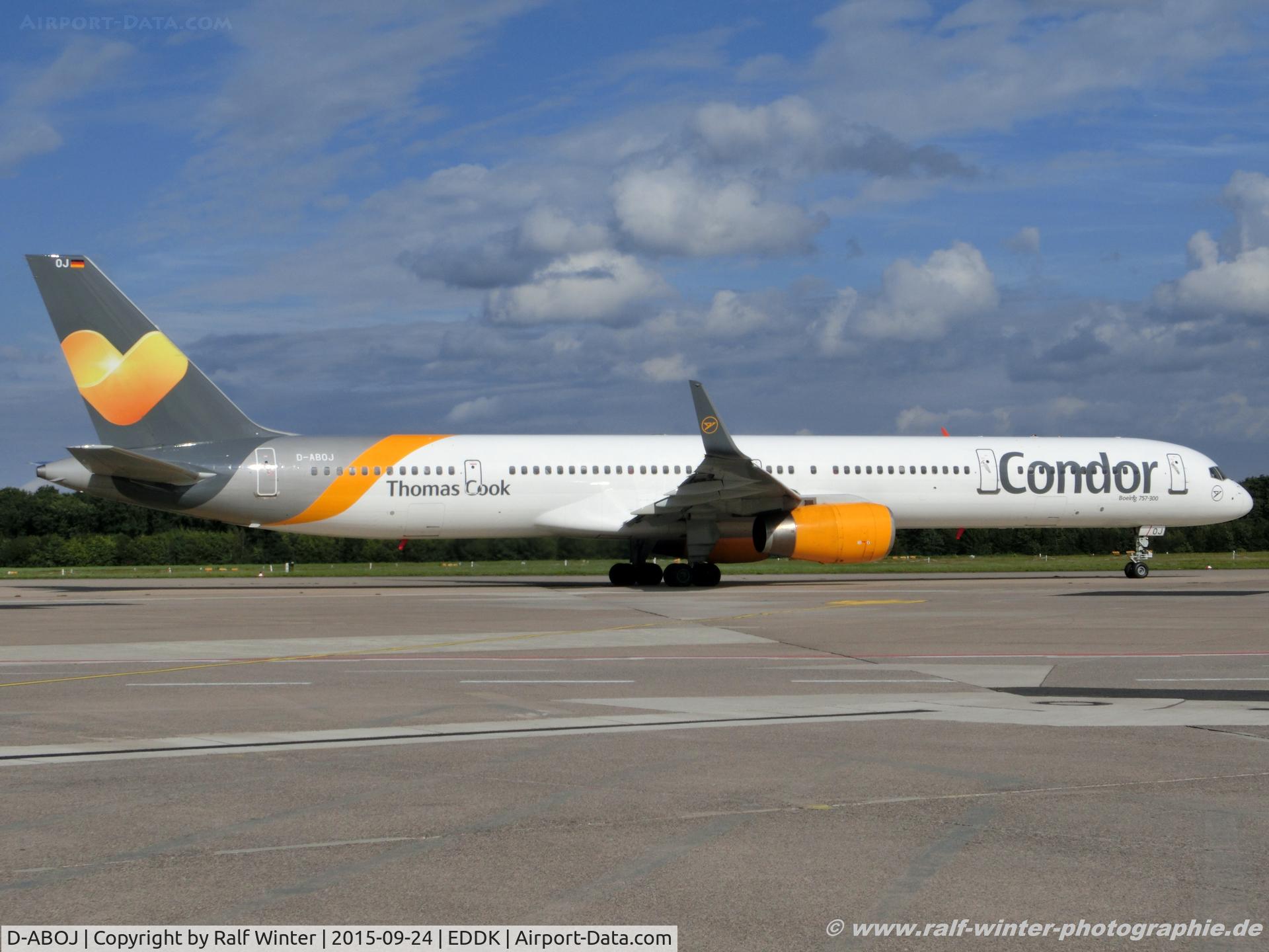 D-ABOJ, 2000 Boeing 757-330 C/N 29019, Boeing 757-330 - DE CFG Condor - 29019 - D-ABOJ - 24.09.2015 - CGN