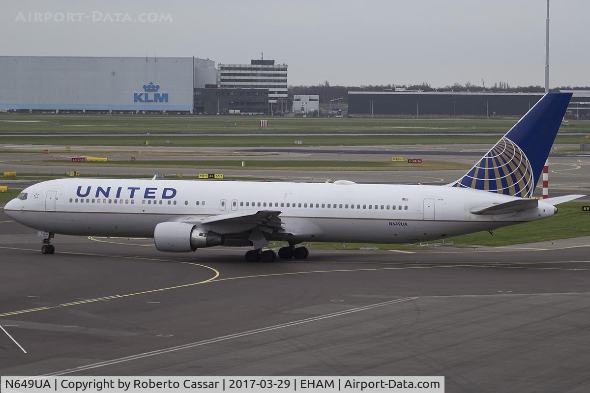 N649UA, 1992 Boeing 767-322 C/N 25286, Amsterdam 2017