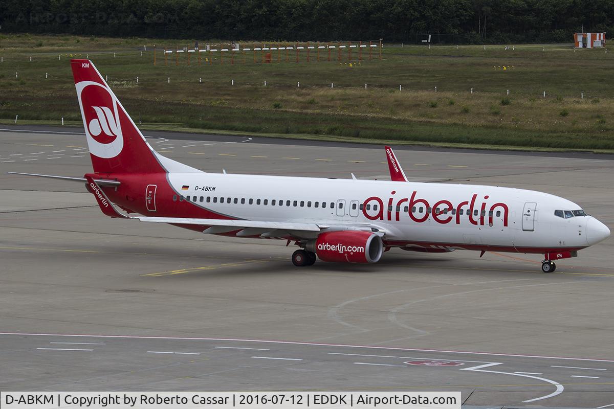 D-ABKM, 2010 Boeing 737-86J C/N 37755, Koln Bonn