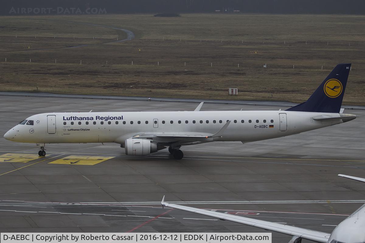 D-AEBC, 2009 Embraer 195LR (ERJ-190-200LR) C/N 19000320, Koln Bonn