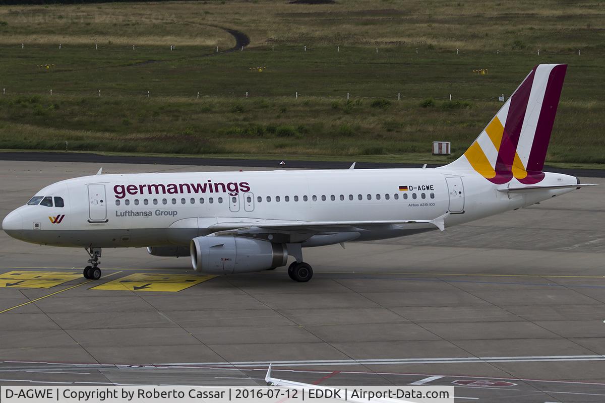 D-AGWE, 2007 Airbus A319-132 C/N 3128, Koln Bonn
