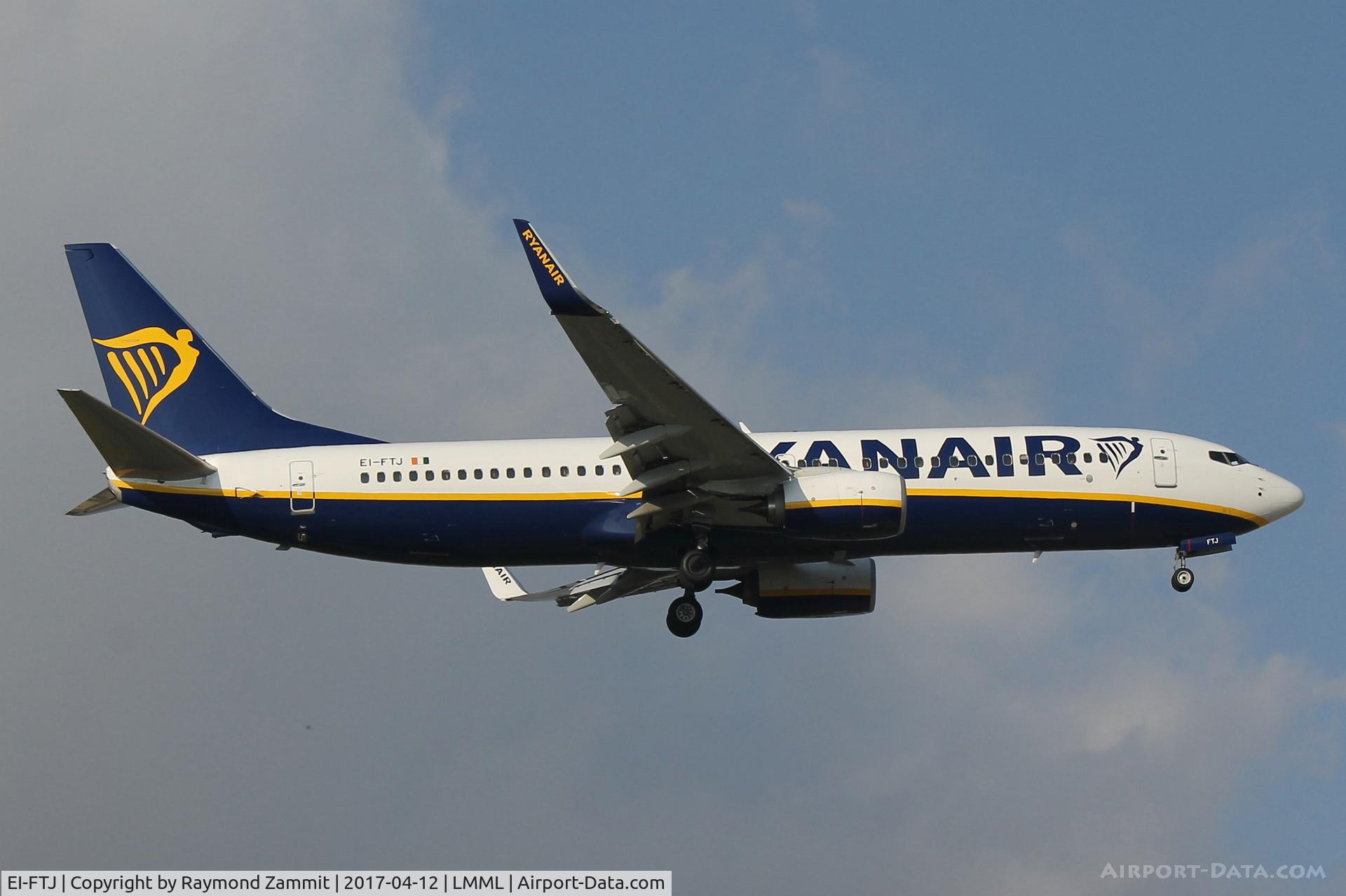 EI-FTJ, 2016 Boeing 737-8AS C/N 44760, B737-800 EI-FTJ Ryanair