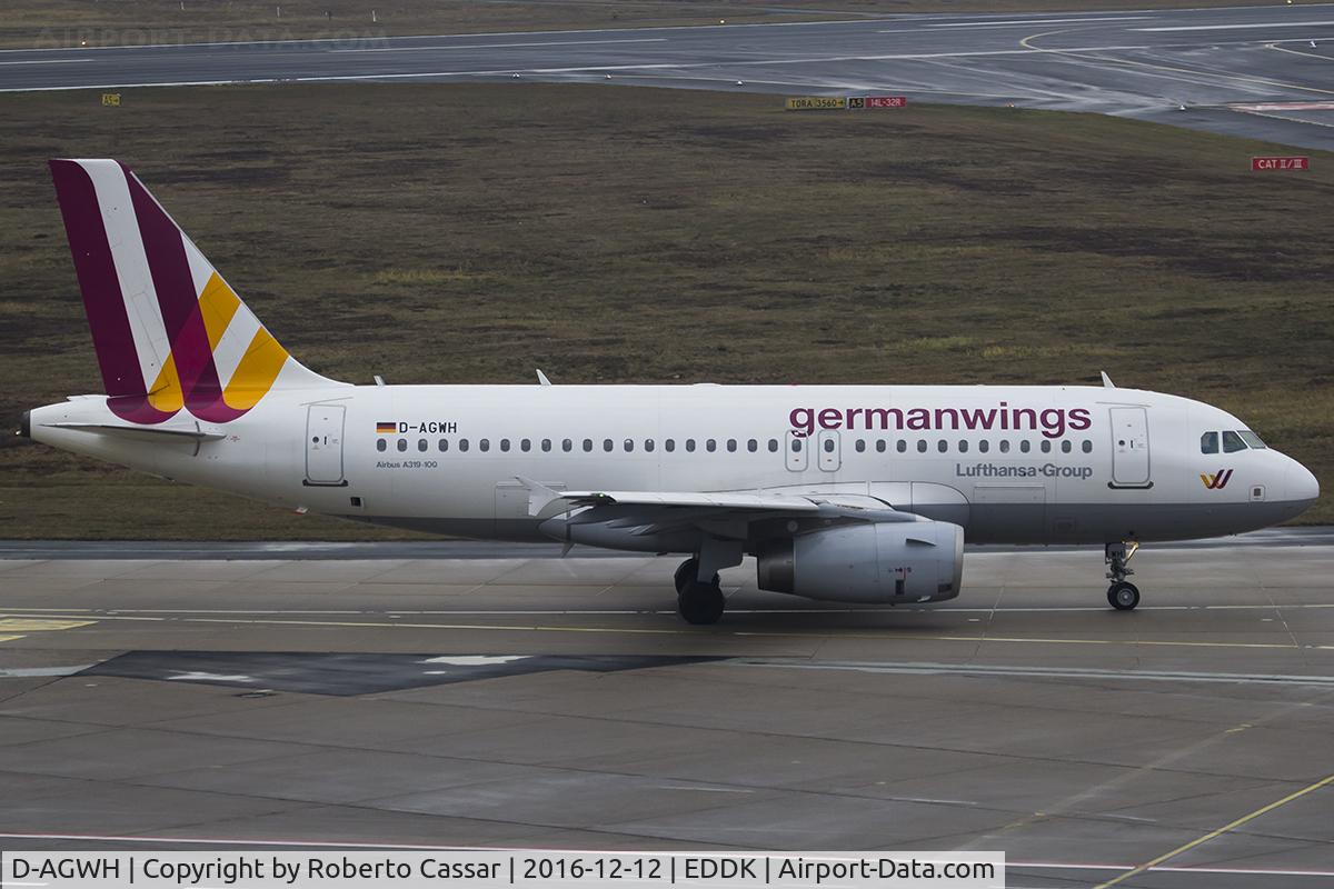 D-AGWH, 2007 Airbus A319-132 C/N 3352, Koln Bonn