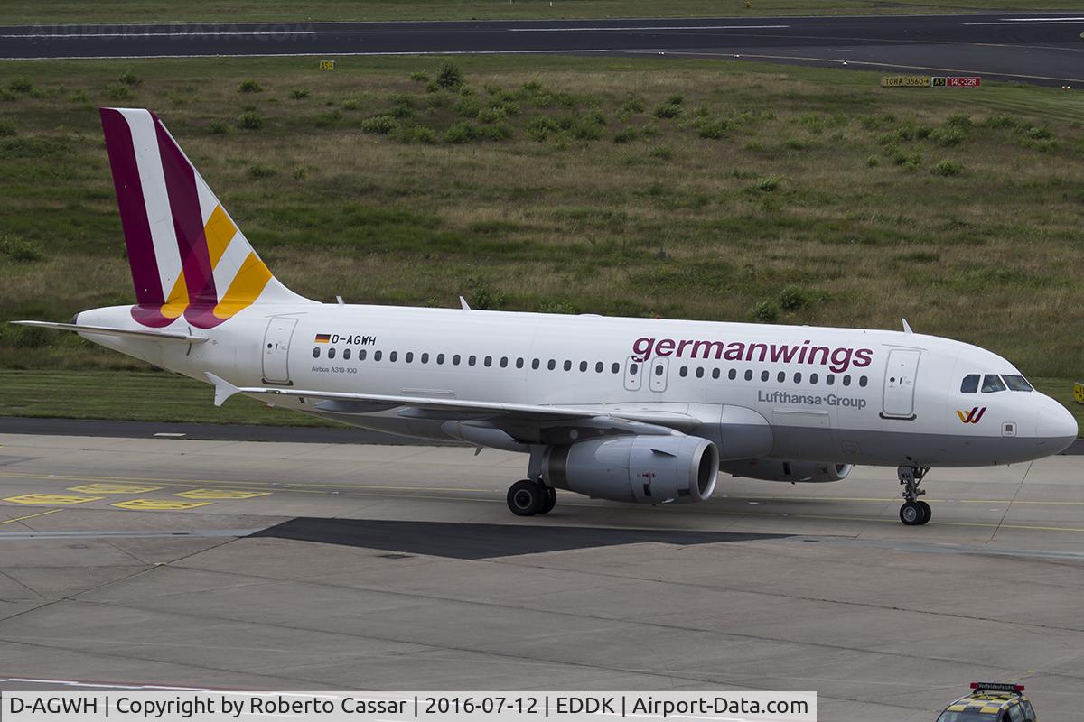D-AGWH, 2007 Airbus A319-132 C/N 3352, Koln Bonn