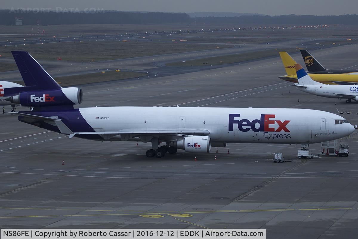N586FE, 1991 McDonnell Douglas MD-11F C/N 48487, Koln Bonn