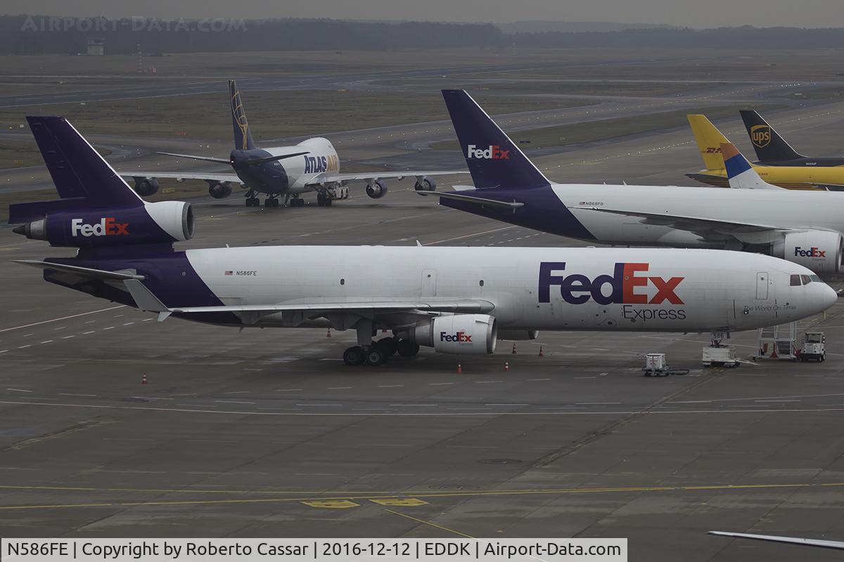 N586FE, 1991 McDonnell Douglas MD-11F C/N 48487, Koln Bonn