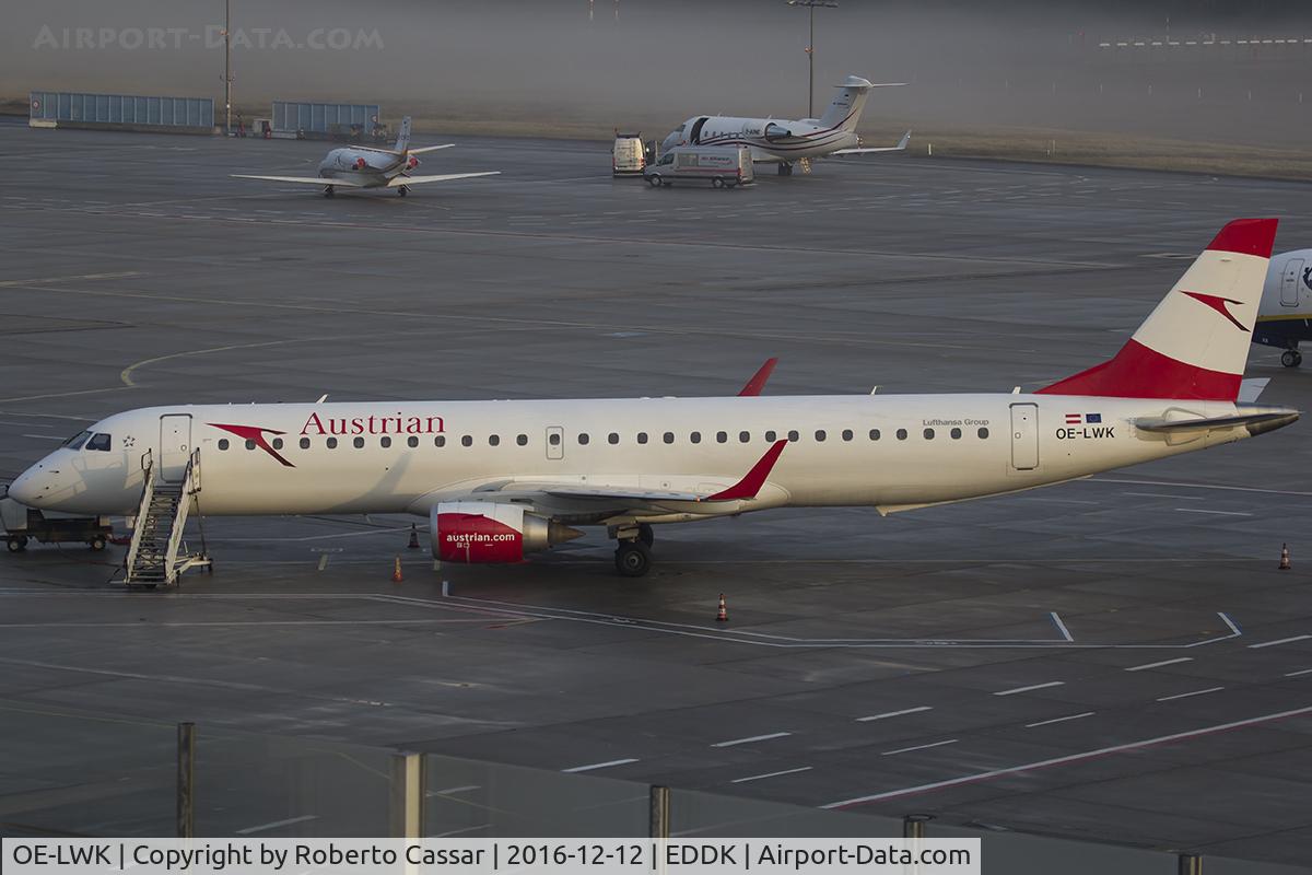 OE-LWK, 2012 Embraer 195LR  (ERJ-190-200LR) C/N 19000523, Koln Bonn