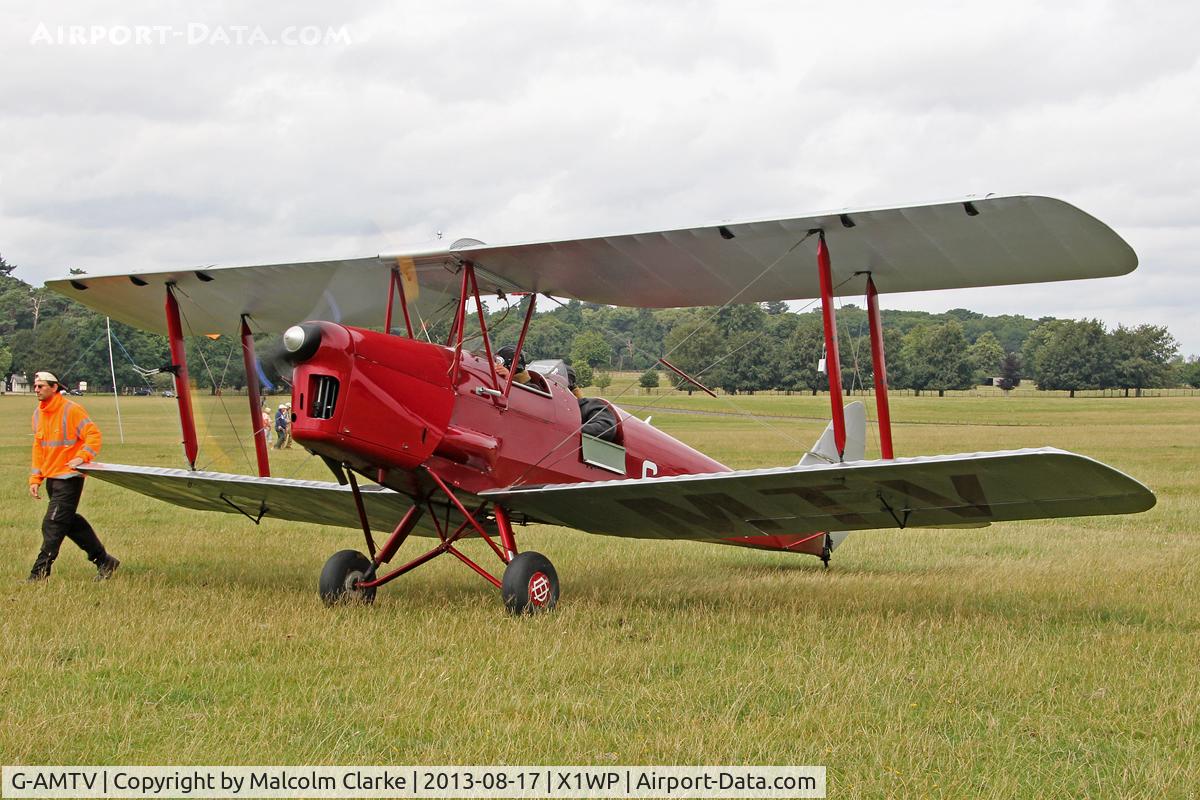 G-AMTV, 1935 De Havilland DH-82A Tiger Moth II C/N 3858, De havilland DH-82A Tiger Moth II at The De Havilland Moth Club's 28th International Moth Rally at Woburn Abbey. August 17th 2013.