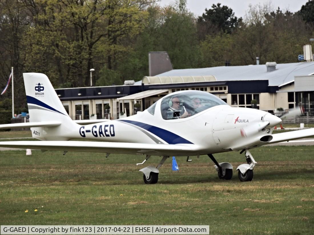 G-GAED, 2015 Aquila AT01-100A C/N AT01-100A-328, aquilla form flight school taxing